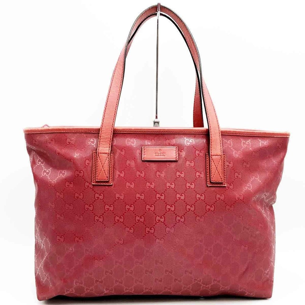 Gucci Implement Bag Gg Pattern Red Pvc - image 1